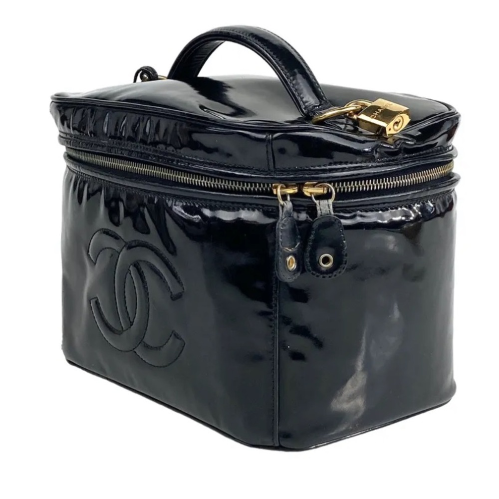 #01💎Authentic 💎Chanel Vanity Bag - Picture 4 of 8
